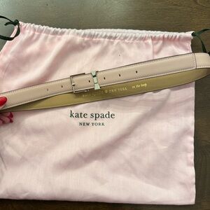 Light pink Kate Spade belt